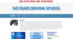 Desktop Screenshot of nofearsdrivingschool.com